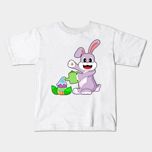 Rabbit Easter Easter egg Watering can Kids T-Shirt